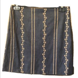 Black and gold skirt